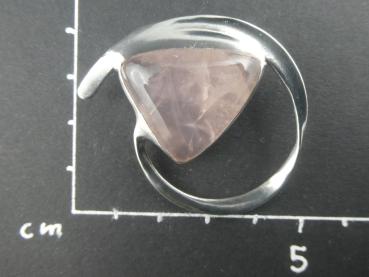 Rosenquarz Brosche